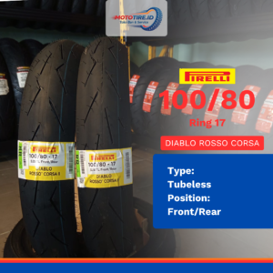 PIRELLI DIABLO ROSSO CORSA II 100/80 RING 17