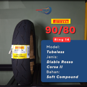 PIRELLI DIABLO ROSSO CORSA II 90/80 RING 14
